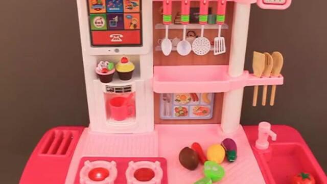 Кухня със светещи котлони мивка с течаща вода и зеленчуци за рязанеvia torchbrowser.com - Vbox7[via torchbrowser.com]