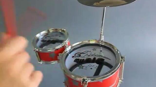 Комплект барабани   музикални инструменти   детски маркет Вега играчки за децатаvia torchbrowser.com - Vbox7[via torchbrowser.co