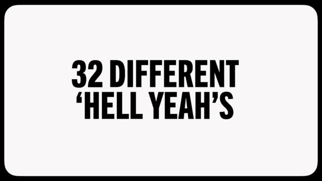 32 Brennan Lee Mulligans saying "Hell Yeah" at the same time