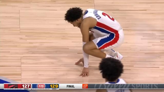Cade Cunningham so relieved as Pistons snap 28 game losing streak vs Raptors