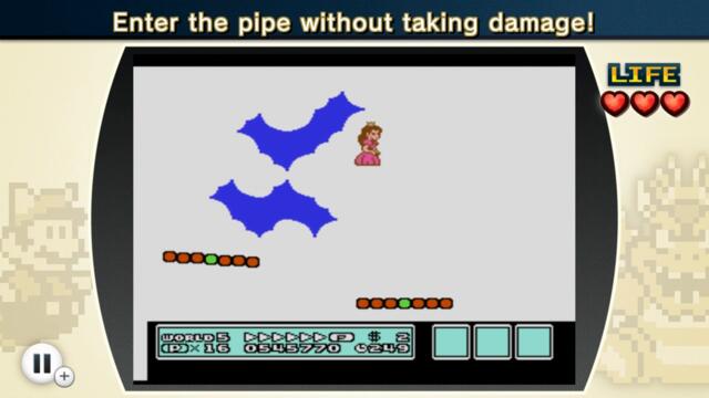NES Remix 2: Remix Stage 5 - Enter the pipe without taking damage!