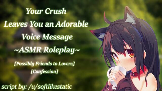 Your Crush Leaves You an Adorable Voice Message ~ASMR Roleplay~