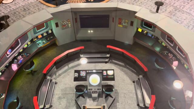 Star Trek TOS Custom 3d printed U.S.S. ENTERPRISE Bridge Coffee Table