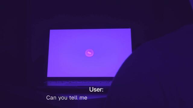 We made the AI from the movie "Her".