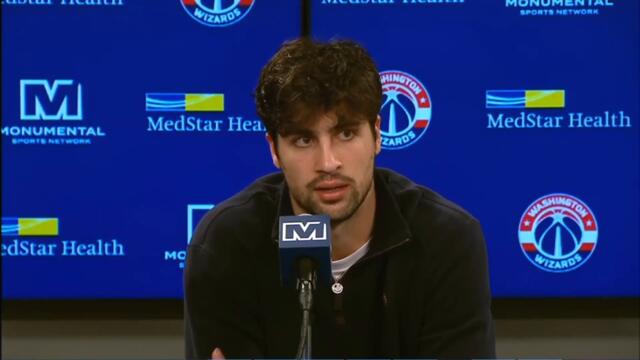 Deni Avdija PostGame Interview | Sacramento Kings vs Washington Wizards