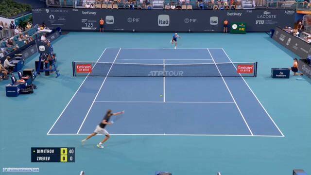 Grigor Dimitrov vs Alexander Zverev [SF] Full Highlights | Miami 2024