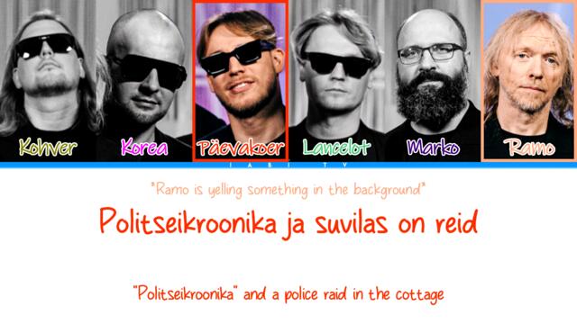 5MIINUST x Puuluup - (nendest) narkootikumidest ei tea me (küll) midagi (Color Coded Lyrics)