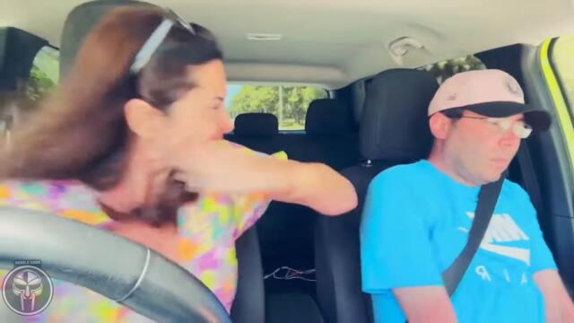 ELISA JORDANA FIGHTS AND FLEES FROM HER CAR