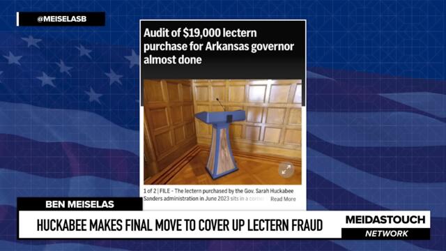 Huckabee Makes FINAL MOVE to Cover Up LECTERN FRAUD
