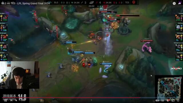 Caedrel VOD Reviews Elk's World Class Lucian Mechanics In LPL Finals