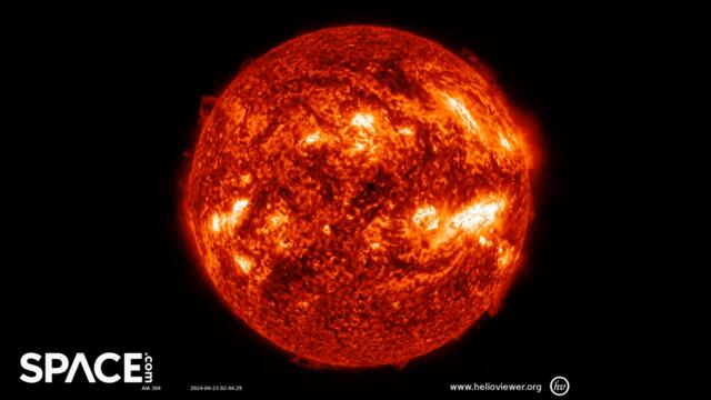 Sympathetic solar flare! 4 regions on Sun erupt at nearly the same time