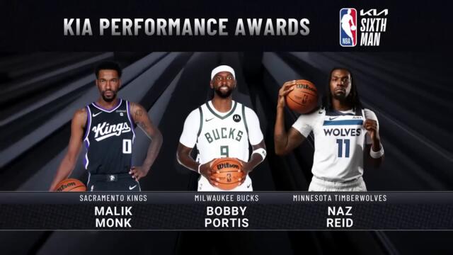 Naz Reid wins the 2023-24 Kia Sixth Man of the Year 🏆 | NBA on TNT