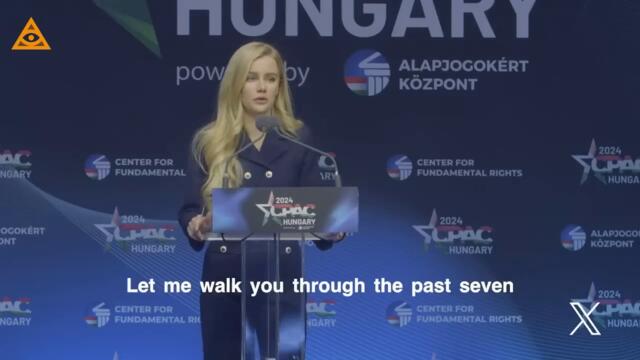 Eva Vlaardingerbroek on the state of European Affairs at the CPAC conference in Hungary.