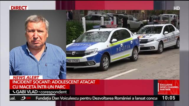Incident șocant: adolescent atacat cu maceta într-un parc din Brăila