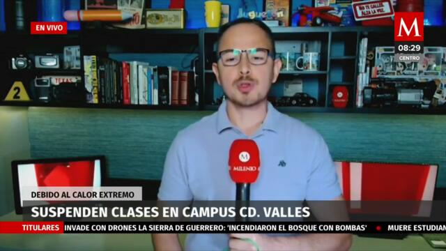 A causa de calores extremos deciden suspender clases en TecNM campus CD. Valles, SLP