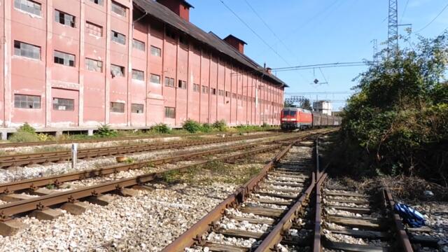 Мотриса 'Velaro'' през Каспичан, в състава на влак на DB Cargo на път за Турция-720p