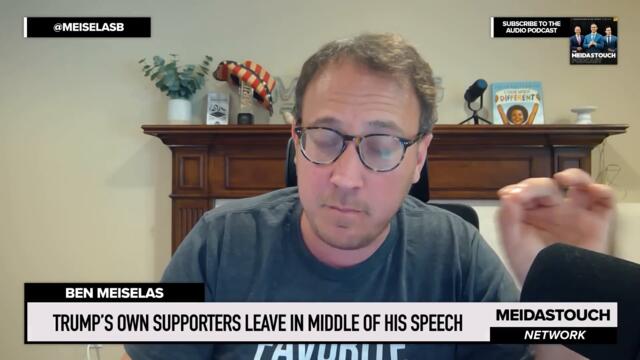 Trump's OWN Supporters LEAVE in MIDDLE OF SPEECH