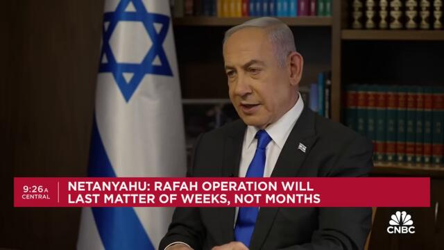 Israel PM Benjamin Netanyahu to CNBC: Two state solution would be a reward for terrorists