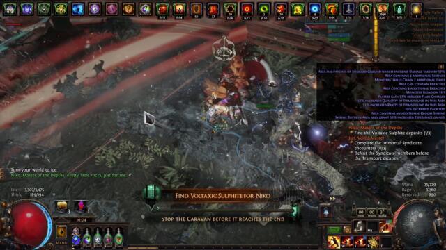 POE 3.24 BEYOND FULL SCREEN MELEE DIALLA'S EXP SHRINE   TESTING #shorts