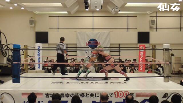 【女子プロレス】YUNA vs 水波綾  2024年3月8日会津若松ベル・ルクス