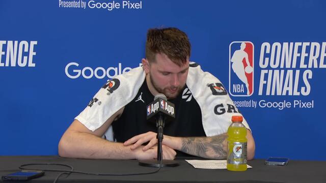 Luka Doncic Talks Game 1 Win vs Timberwolves, Full Postgame Interview