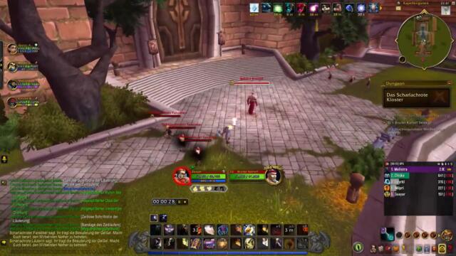 Lvl 20 Twinks are ridiculous in MoP Remix - Scarlet Monastery Heroic in 59 seconds