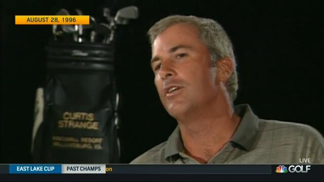 Tiger Woods is Schooled by Curtis Strange in 1996