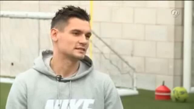 Dejan Lovren dao intervju za inMagazin Nove tv, 28.10.2014.