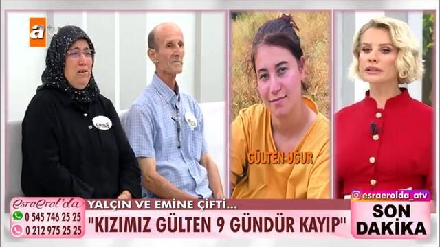 9 gündür kayıp olan Gülten'den şüpheli mesaj! - Esra Erol'da 10 Eylül 2024 @EsraErolatv