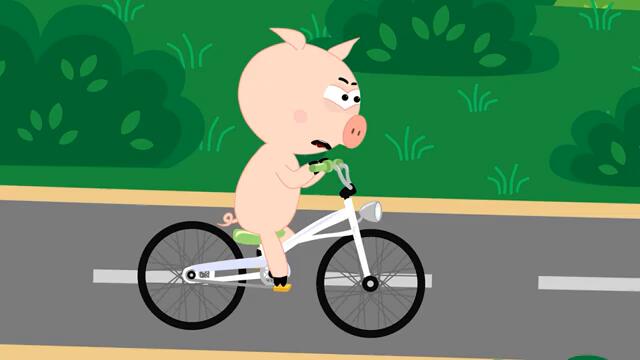 Котэ гоняет на мотоцикле и поёт песенки! Дрыыннн!!! Новые мультики для детей!