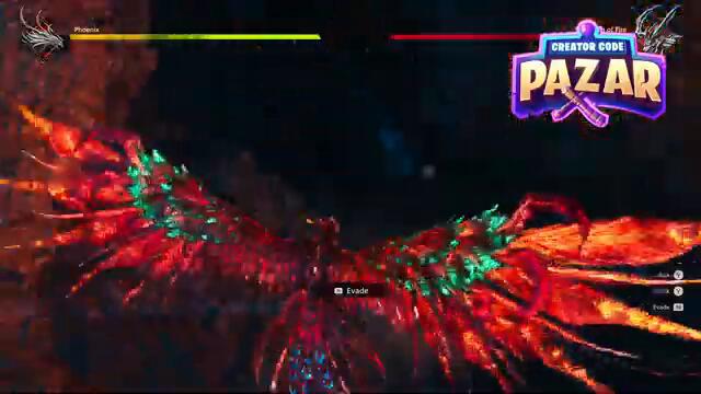 Phoenix vs Eikon of Fire Full Boss Fight Walkthrough FFXVI