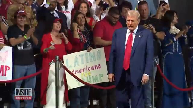 Trump Rally Attendees Report Eye Pain After Arizona Event