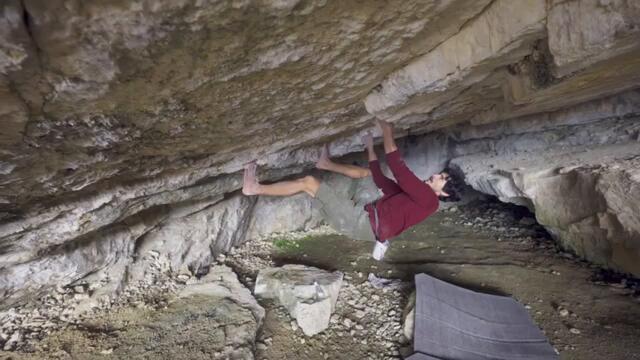 👣 Charles Albert sends his hardest problem yet, L'Ombre du Voyageur (9a/v17)
