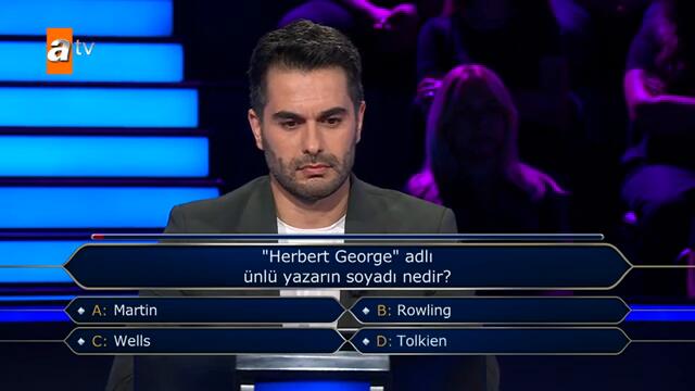 Herbert George adlı ünlü yazarın soyadı nedir? - Kim Milyoner Olmak İster? 1109. Bölüm