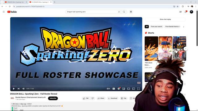 TOONAMI TRIBUTE IN DRAGONBALL SPARKING ZERO?!? FULL ROSTER REVEAL REACTION