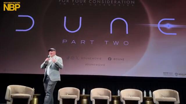 "Dune: Part Two" Q&A With Timothée Chalamet, Zendaya, Austin Butler & Denis Villeneuve In NYC