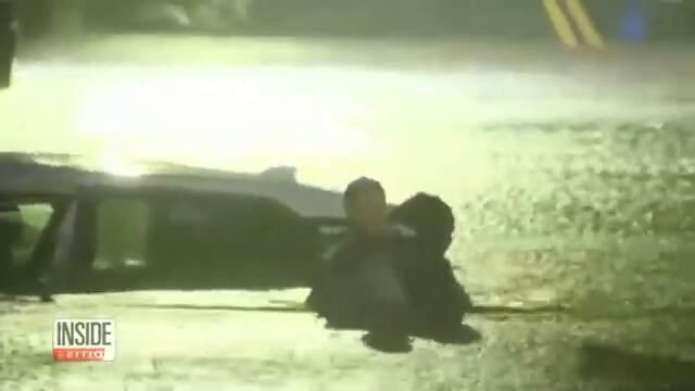 Meteorologist Saves Woman From Car During Hurricane Helene