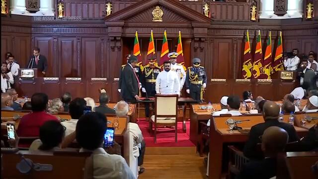 Marxist Anura Kumara Dissanayake sworn in as Sri Lanka’s president