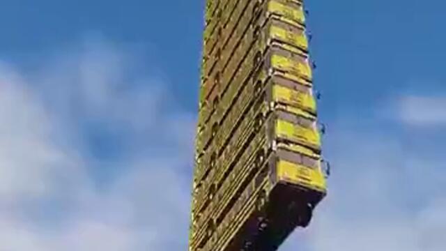 bus tower fall � #shorts 360p