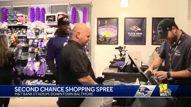 4 lucky Ravens fans get shopping spree, season tickets