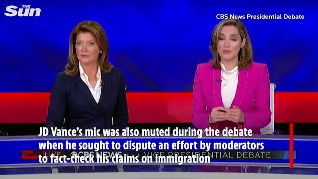 JD Vance clashes with VP debate moderators amid claims 'biased' hosts 'directly targeted' him