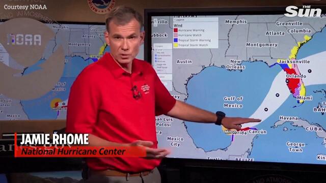 Hurricane Milton strengthens to Category 5 as residents told to evacuate over storm surge fears
