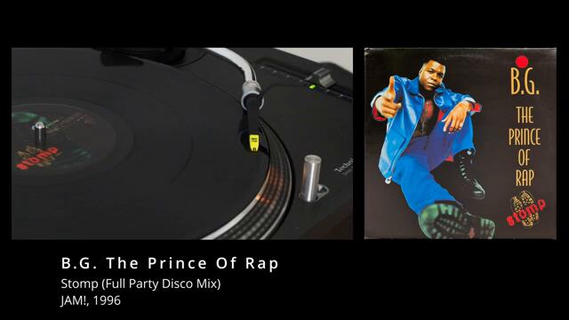 B.G. The Prince Of Rap - Stomp (Full Party Disco Mix) / 1996 | Norbi's Vinyls