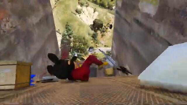 GTA 5 Crazy Ragdolls - Mickey Mouse & Sonic vs SpongeBob Jumps and Fails! #3