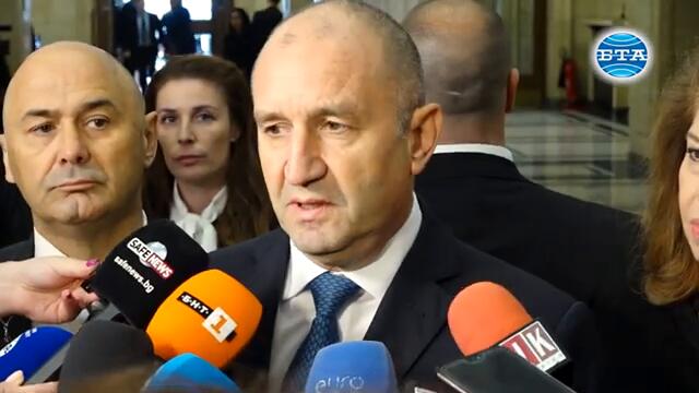 Румен Радев: Отговорност на първата политическа сила е да състави качествено правителство