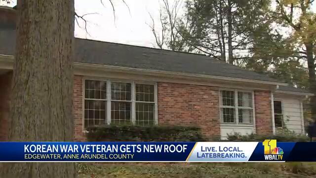 Groups build new roof over veteran's home