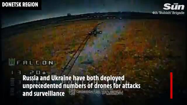 Watch Ukraine unleash drones & anti-tank missiles to take out Russians in dramatic frontline footage