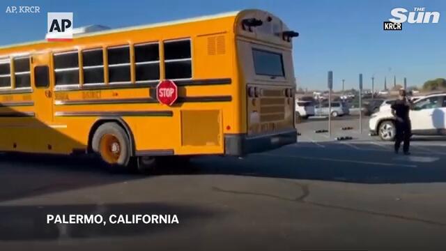 Two pupils SHOT by gunman who met with principal as a 'ruse' then opened fire minutes later