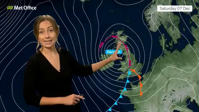 Weekend weather 05/12/2024 – Storm Darragh brings a windy weekend – Met Office weather forecast UK