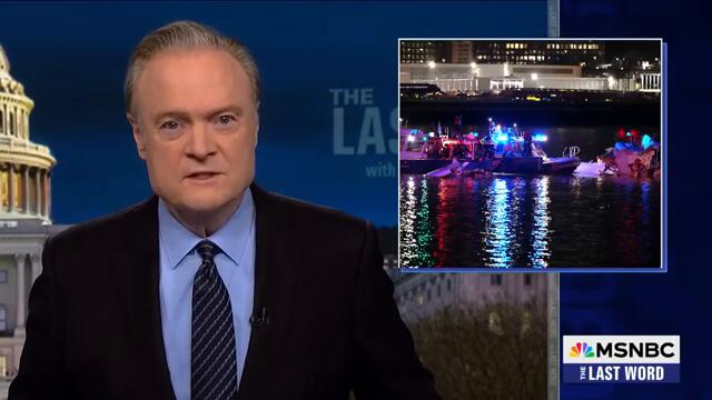 Lawrence: Every president but Trump always began with sympathy after a plane crash